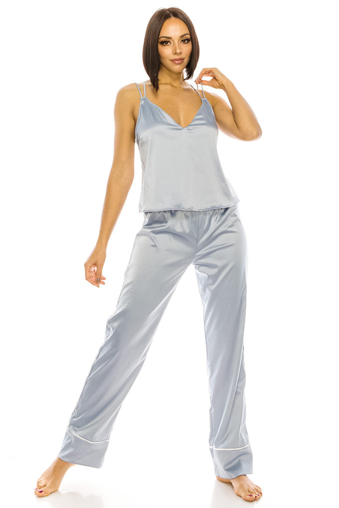 Satin Pj Set