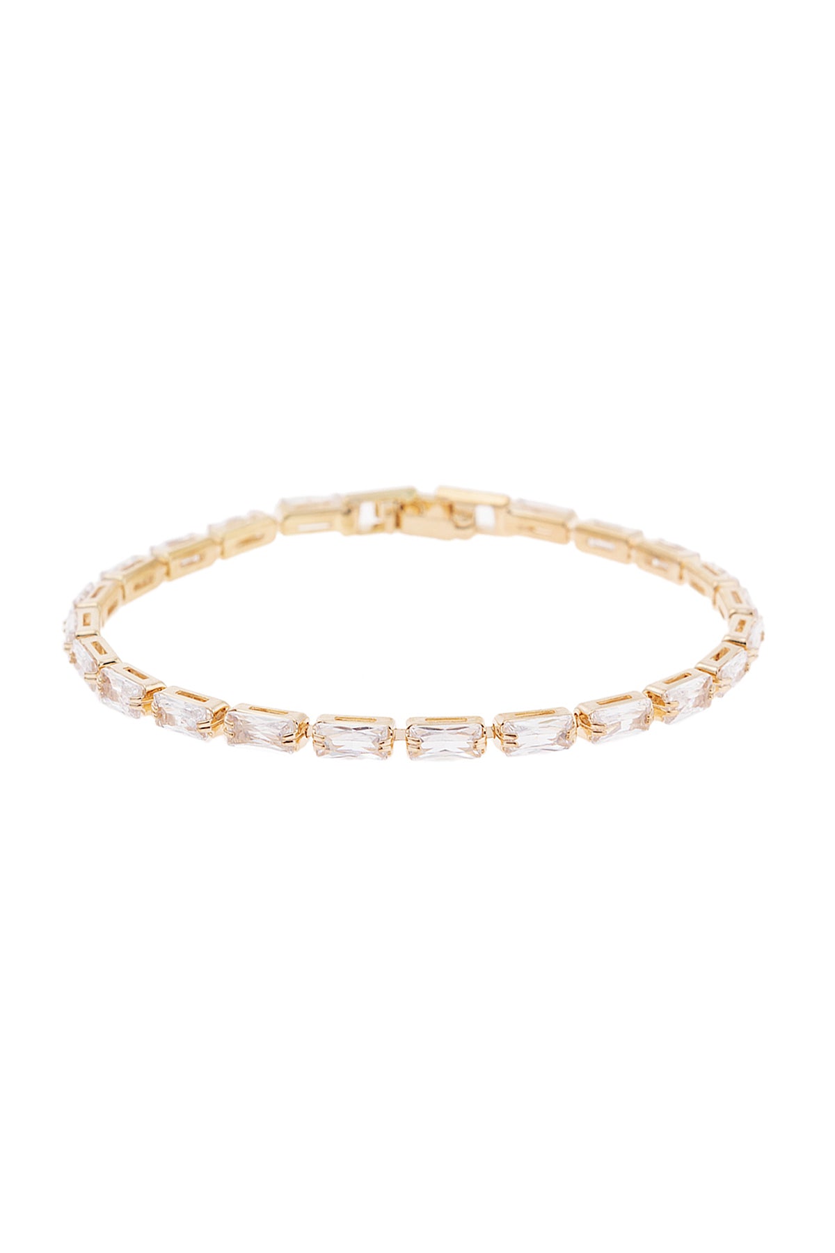 Crystal 3x6mm Baguette Bracelet